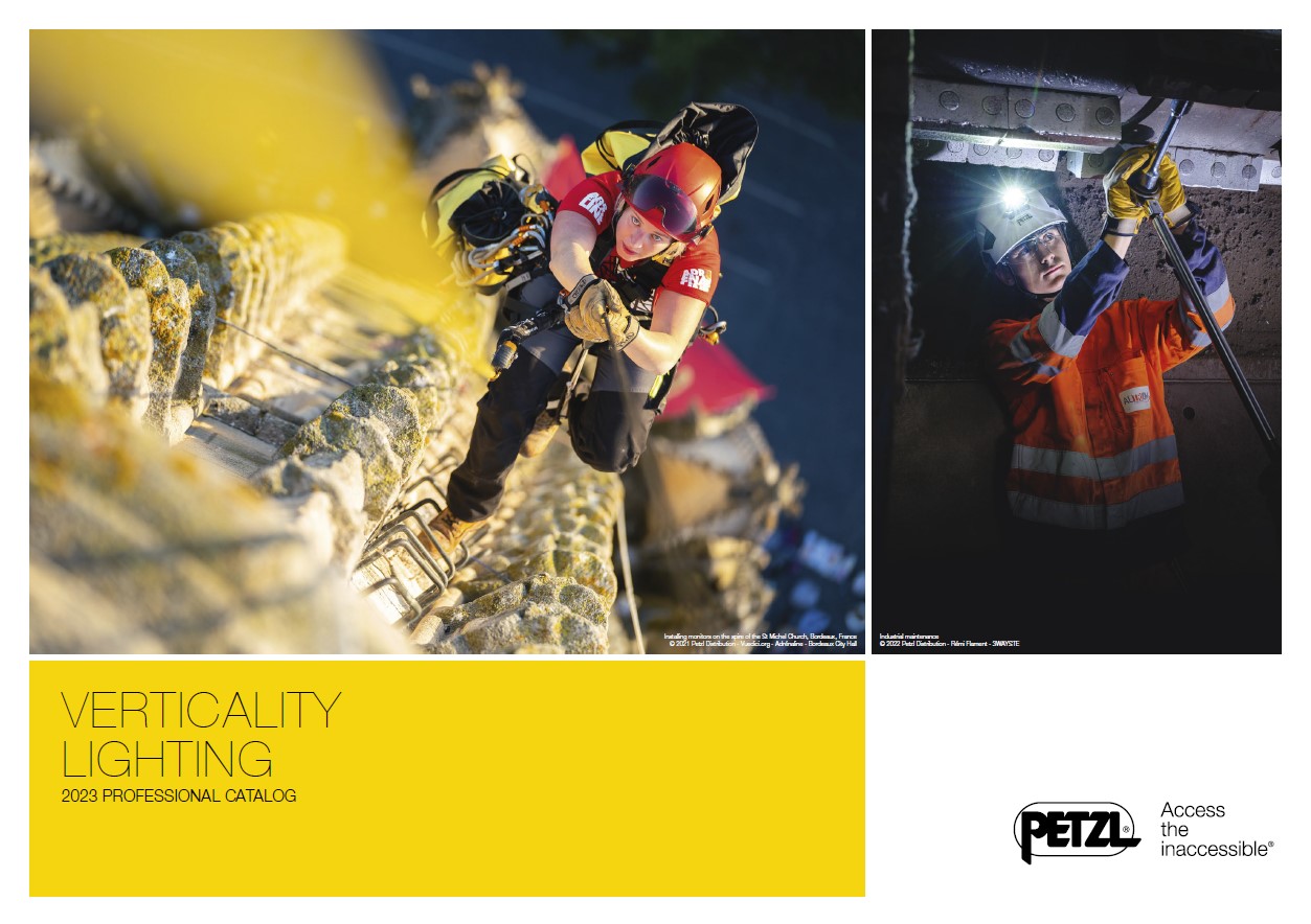 Download hier de Petzl 2023 catalogus